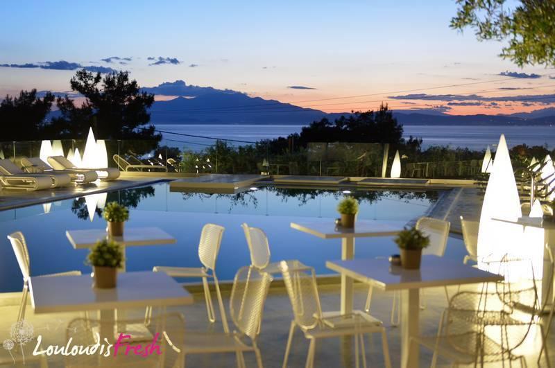 Aparthotel Louloudis Fresh-Adults Only Skala Rachoni  Exterior foto